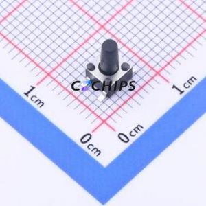 YTS-C015-2J Tactile Switch SMD-4P,4.5x4.5mm Switch Single Pole Single Throw Round Button 2.6N Vertical Mount - Product Image 1