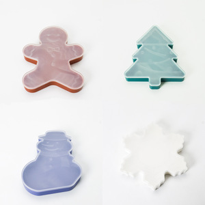 Boîte de rangement pour cadeaux de Noël en forme d'homme en pain d'épices, boîte à bonbons, boîte à friandises, organisateur de cadeaux pour les fêtes de Noël, décoration de fête - Product Image 3