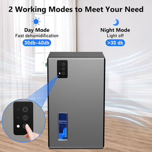 Nuevo Modelo de Deshumidificador Eléctrico Portátil para el Hogar, Silencioso 35dB, Capacidad de 9.9 Pintas/Día, Control Táctil - Product Image 3