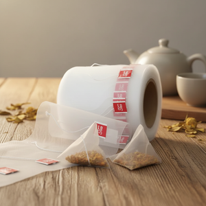 Material en Rollo para Bolsitas de Té Triangulares de <span class=keywords><strong>PLA</strong></span>/Nylon/Tela No Tejida, Estable y Rentable - Product Image 2