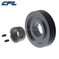 Poulie à courroie trapézoïdale en fonte série SPA, norme européenne CPT, personnalisable OEM, à quatre rainures, équilibrage statique, certifiée ISO9001