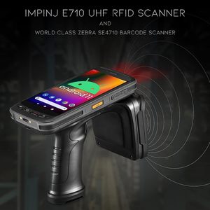 Escáner RFID Inalámbrico Portátil Chainway C72 y Lector de Códigos de Barras (Impinj E710/ZEbra SE4710) - 2D/1D/<span class=keywords><strong>QR</strong></span>, Garantía de 10 Años, Negro/Gris - Product Image 4
