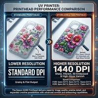 Impresora UV Plana 6090 con 3 Cabezales Epson I3200/I1600 |   Vidrio, Acrílico, Metal, Cerámica |   Barniz con Relieve 3D |   CMYK+W+V