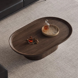 Tavolino da Caffè Trasformabile in Stile Classico Moderno Color Noce per Arredamento Soggiorno Realizzato in Legno - Product Image 2