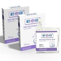 Sutures vétérinaires PDO PGA RPGA PGLA Catgut Nylon en cassette, fils de 25m, 75m, 100m, support OEM