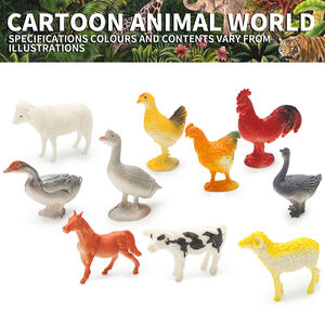 JinYing Age 3 + <span class=keywords><strong>PVC</strong></span> Sac Arbre Clôture Personnages de Dessins Animés Jouet Animal Jouets Plastique pour Enfants - Product Image 3