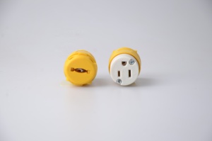 PowerLink RM-515R 15 Amp, 125 <span class=keywords><strong>Volt</strong></span>, <span class=keywords><strong>Presa</strong></span> con Cavo, con Messa a Terra, Giallo - Product Image 3