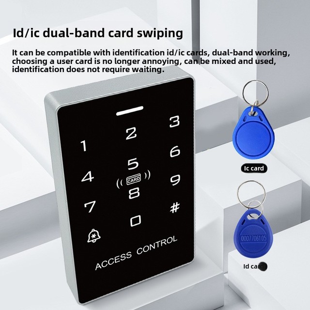 DFD 125Khz 13.56Mhz Rfid Card Smart Lock Door Access Control System Standalone RFID Keypad Waterproof Optional Access Controller