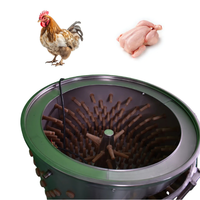 Máquina de matanza y desplumado de pollos de gran oferta con eliminación automática de plumas con bomba y cojinete de componentes centrales