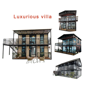 Villa prefabrik evler Modern lüks tasarım benzersiz ev konteyner iki hikaye konteyner ev - Product Image 6