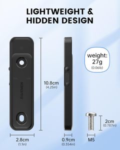 Traceur de vélo, compatible avec la fonction « Trouver » d'Apple, traceur GPS antivol rechargeable pour vélo - Product Image 6