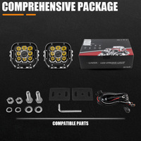 Luz de Trabajo LED Láser de Alta Potencia de 5 Pulgadas, Chip de Marca, Foco Antiniebla para Conducción Todoterreno, Lámpara Auxiliar para Parachoques de Camiones, Tractores y 4x4