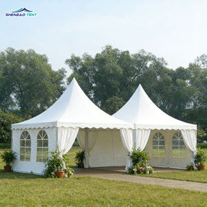 Tente Pagode Modulaire d'Extérieur pour Fêtes, Salons Commerciaux et Événements, Tente Chapiteau en PVC 10x10m pour <span class=keywords><strong>Location</strong></span> de Mariages - Product Image 1