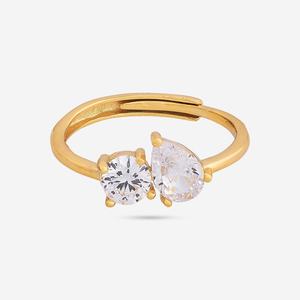 Anillo de Compromiso de Plata 925 a la Moda para Mujer con Elegante Diseño de Incrustación de Garras, Acabado en Oro Rosa, Oro y Oro Blanco - Product Image 4