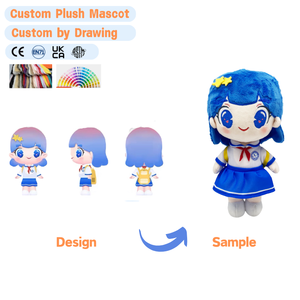 ของเล่นตุ๊กตาผ้ากำมะหยี่มาสค็อตออกแบบได้ตามต้องการ - Product Image 3