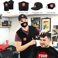 Ropa de Trabajo de Barbería Unisex Personalizada ZZB, Anti-Estática, Anti-Arrugas, Transpirable, de Poliéster, Incluye Chaquetas, Batas y Chalecos