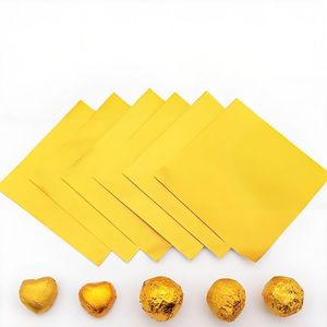 Feuille d'aluminium prédécoupée colorée écologique naturelle personnalisée revêtue pour usage alimentaire pour les emballages de bonbons et de chocolat - Product Image 1