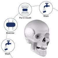 Offre Spéciale mâchoire exercice mâcher balle mâchoire visage et cou exercice haute résistance mâchoire formateur ensemble pour hommes