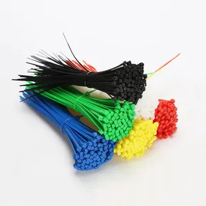 best price multi-type PA66 2.5mm 4.6mm 7.6mm disposable plastic zip binding self locking nylon cable ties