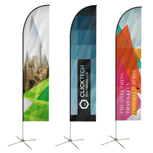 Bandera Publicitaria Portátil de Montaje Rápido con Impresión por Sublimación Ecológica, Fácil de Instalar, para Campañas de Marketing al Aire Libre - Product Image 2