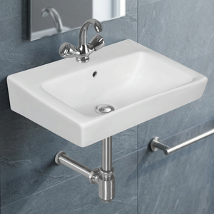 Lavabo de cerámica redondo, lavabo de piedra de una pieza de diseño europeo, lavabo de pedestal de Soporte simple para baños de hotel en casa - Product Image 6
