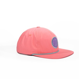 Gorras Snapback OEM con Logotipo Personalizado, 5 Paneles, Visera Plana, Deportivas, de Golf, con Bordado de Nailon y Cuerda - Product Image 5