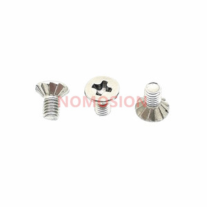 304 Stainless Steel <b>Flat</b> Head Cross Recessed Machine <b>Screw</b> M3x6 Class 8.8 Metric Standard Thread Plain Finish - Product Image 4