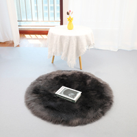 Vente en gros tapis de maison personnalisé tapis blanc en fausse fourrure de luxe tapis épais hirsute tapis et moquettes moelleux salon
