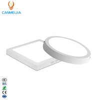 Plafonnier LED ultra-plat carré ou rond à montage en surface, haute luminosité, pour maison, hôtel, bureau / Panneau lumineux LED / Panneau lumineux