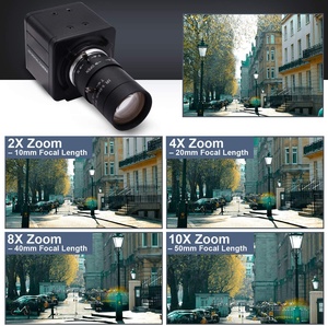 ELP 1080P 2MP Webcam Full HD cámara USB 30fps 60fps 120fps Mini USB cámara con Zoom Manual de 5-50mm lente Varifocal - Product Image 2