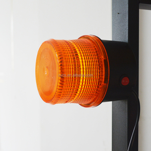 Luce di Lavoro LED Gialla 10V-80V per Auto, Lampada Rotonda Stroboscopica Lampeggiante per Camion, Carrelli Elevatori, Illuminazione Esterna Auto - Product Image 3