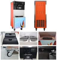 Ijs Machine 22-30l/H Maquina De Helados Soft Serve Icecream Making Machine Prijzen Commerciële Ijs Maker Voor Het Bedrijfsleven