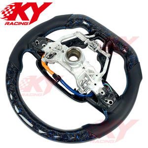 Accesorios Interiores para Automóviles Toyota Corolla XEI LE RAV4 Avalon 2014-2026, Volante de Fibra de Carbono Forjado con LED RPM Personalizado - Product Image 3