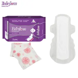 Custom ultra thin girl water-proof sanitary napkin pad-prevent side leakage with winged ladies pads sanitary napkins