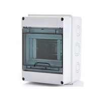 Boîte de distribution étanche IP65, boîte MCB en plastique pour extérieur, 1/2/3/4/8/12/18/24 voies, boîte de jonction électrique murale