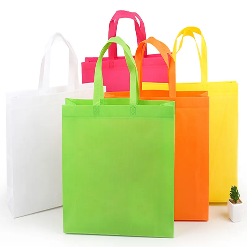 Chine usine sac à provisions non tissé sacs d'emballage fourre-tout non tissés pour faire du shopping