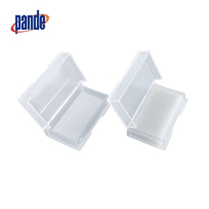 Hộp nhựa hình chữ nhật lưu trữ với bọt chèn trường hợp bảo vệ chống thấm nước cho CBN PCD lưỡi & công cụ cắt - Product Image 1