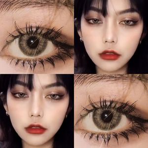 Haipurecon Lentilles de contact Big Eye Girl Vert Naturel pour Asiatique Oem Cercle Coloré Couleur Vert Couleur Naturelle - Product Image 3