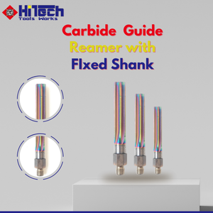 HT-CRDC02-13 High Quality Carbide Thread Shank <strong>Reamer</strong> Specialized Precision Cutting <strong>Tool</strong> - Product Image 5