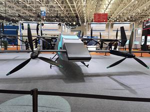 Vehículo de Transporte Helicóptero Evtol de Gran Capacidad de Carga para Alta Altitud, Impulsado por Batería, de Fibra de Carbono - Product Image 4