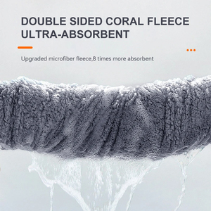 Lot de 3 serviettes microfibres sans bordure 550 GSM pour <span class=keywords><strong>lavage</strong></span> <span class=keywords><strong>auto</strong></span>, 40*40, super absorbantes, douces, en polaire corail, pour le detailing et le polissage, serviettes de séchage pour voiture - Product Image 3