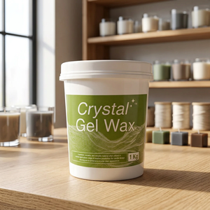 High Density <b>Gel</b> Wax for <b>Candle</b> Making Paraffin Transparent Crystal <b>Gel</b> Wax Bulk Embed Suspension <b>Candle</b> Raw Material Supplier - Product Image 1