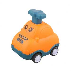 Coche de juguete de dibujos animados con retroceso, mini coche de inercia deslizante para niños, vehículo educativo de fricción, 2-4 años, unisex - Product Image 5