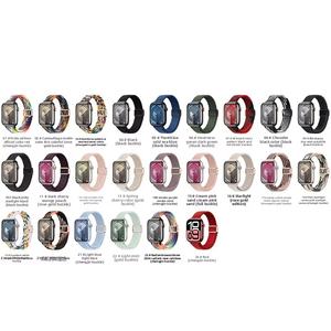 <span class=keywords><strong>Bracelet</strong></span> en nylon ultra mince pour bracelets de montres intelligentes <span class=keywords><strong>Apple</strong></span> <span class=keywords><strong>Watch</strong></span> Series avec <span class=keywords><strong>bracelet</strong></span> <span class=keywords><strong>tressé</strong></span> à boucle magnétique 44mm 40mm 45mm 49mm - Product Image 6