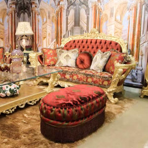 منزل فاخر إيطالي بتصميم كلاسيكي فاخر عربي غرفة معيشة فندق شقة - Product Image 3
