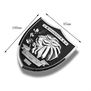 Irregular Portable Metal Customized Logo Activity Nameplate Name Badge - Product Image 2