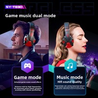 Audífonos Inalámbricos de Alta Gama para Juegos de Computadora, Audífonos Universales BT, Audífonos Supraaurales para Teléfono Móvil