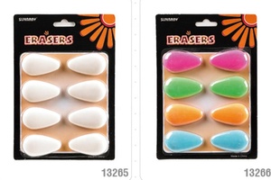 <span class=keywords><strong>3D</strong></span> Bóng Câu Đố Ưa Thích TOR Hình Dạng 4 Pcs Đứng Đầu Cake Topper HB Đồ Chơi Bút Chì Với Toppers Thẻ Vỉ Đóng Gói TPR Tẩy thiết Lập Cho Trẻ Em - Product Image 3