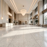 Dalles de sol en terrazzo artificiel de grande taille, épaisses et résistantes à l'usure, pour villa, appartement, hôtel, escalier