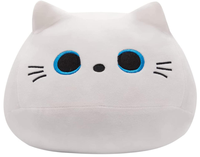 Vente en gros de coussin chaton chat mignon peluche douce avec tissu de coton remplissage PP unisexe décoration de la maison et cadeau pour enfants